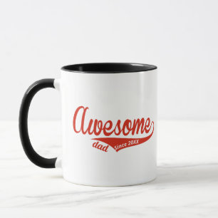 Custom Father's Day Gift Personalized Awesome Dad Mug
