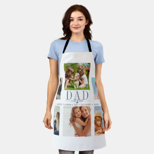 Custom Father's Day Photo Collage Cooking Apron