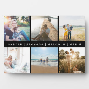 Custom Father's Day Photo Collage Plaque