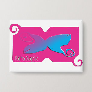 Custom Fatima Graphics Gradient Pin Button