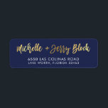 CUSTOM faux gold foil names navy   gold BLOCK<br><div class="desc">*** NOTE - THE SHINY GOLD FOIL EFFECT IS A PRINTED PICTURE *** - - - - - - - - - - - - - - - - - - - - - - - - - - - - - - - - - - - - - -...</div>