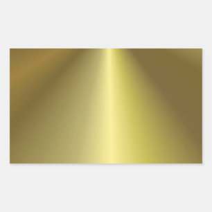 Custom Faux Gold Metallic Look Blank Template Sticker