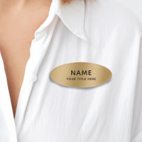 Custom Faux Gold Simple Modern Minimalist Title