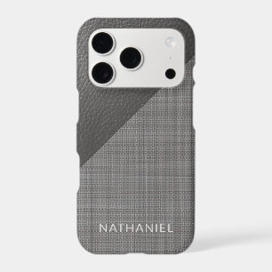 Custom Faux Light Medium Dark Grey Leather Look