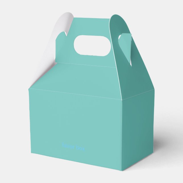 Custom Favour Boxes | Personalized Photo & Modern (Front Side)