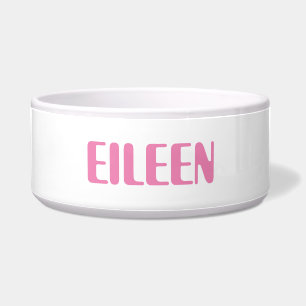 Custom female Dog Name queen Bowl