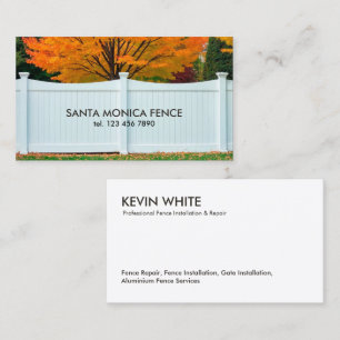 Custom Fencing Business Card