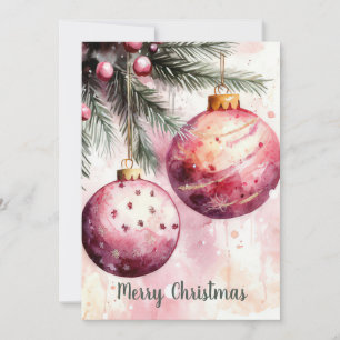 Custom festive Christmas Greeting Card