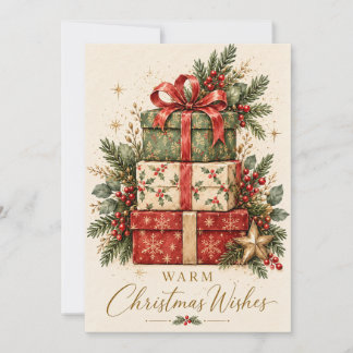 Custom festive Christmas Greeting Card