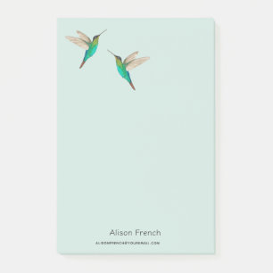 Custom Fiery-throated Hummingbirds Notepad