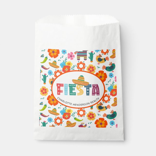 Custom Fiesta Party Favour Bag (Front)