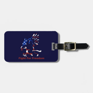 Custom Fight For Freedom Luggage Tag