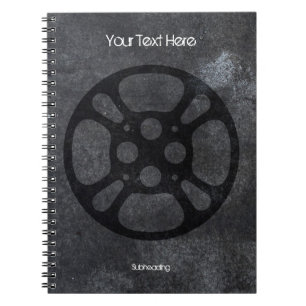 Custom Film Reel / Movie Reel Notebook