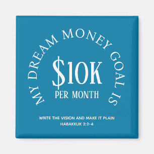 Custom Financial Goal Magnet
