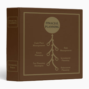 Custom Financial Planning 3 Ring Binder
