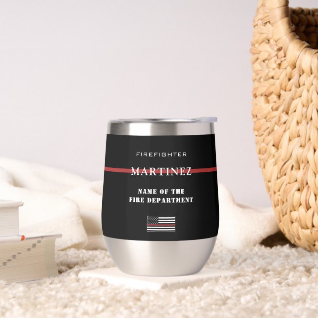 Custom Firefighter Thin Red Line Fire Department (Living Room)