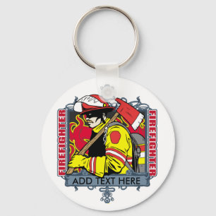 Custom Firefirefighter Keychain