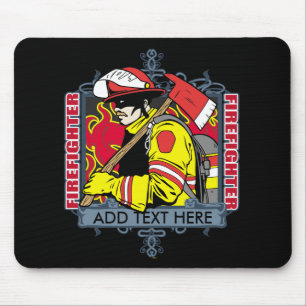 Custom Firefirefighter Mouse Pad