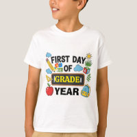 Custom First Day of School T-Shirt – Editable Grad