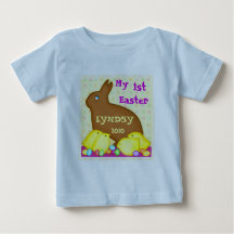 Custom First Easter Baby T-Shirt / Bodysuit