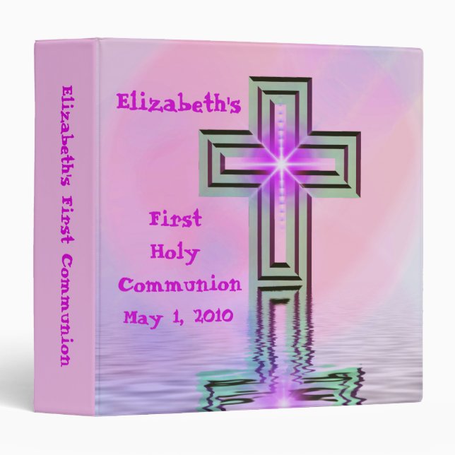 Custom First Holy Communion Binder (Front/Spine)