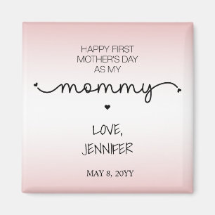 Custom First Mother's Day New Mommy Keepsake Gifts Magnet