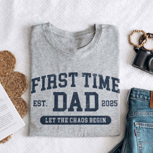 Custom First Time Dad Funny New Dad Father's Day T-Shirt