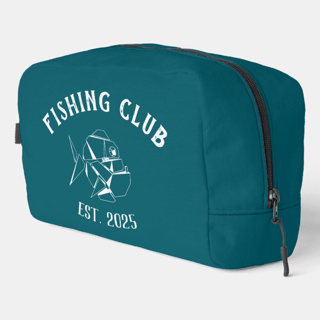 Custom Fishing Club Dopp Kit (Right Corner)