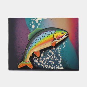 Custom Fishing Doormat – Personalized Welcome Mat 