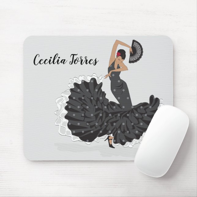 Custom Flamenco Mouse Pad (With Mouse)