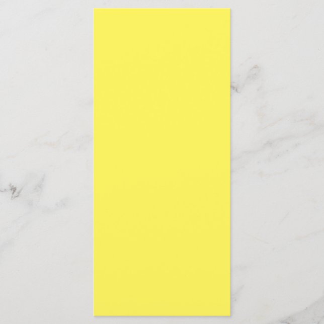 Custom Flat Menu | Elegant Yellow Event Dining (Front)