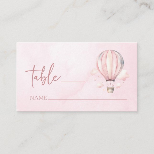 Custom Flat Place Card (Front)