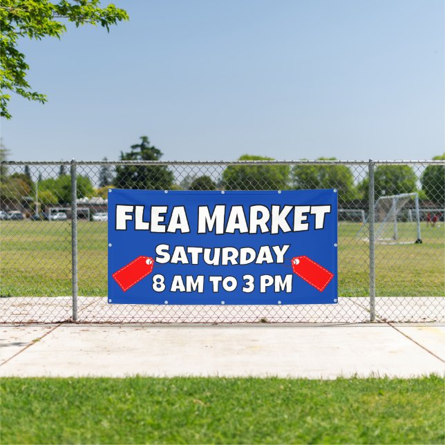 Custom Flea Market Banner (Insitu)