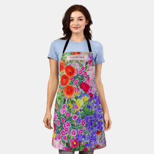 Custom Floral Gift – Birthday for Grandma Apron