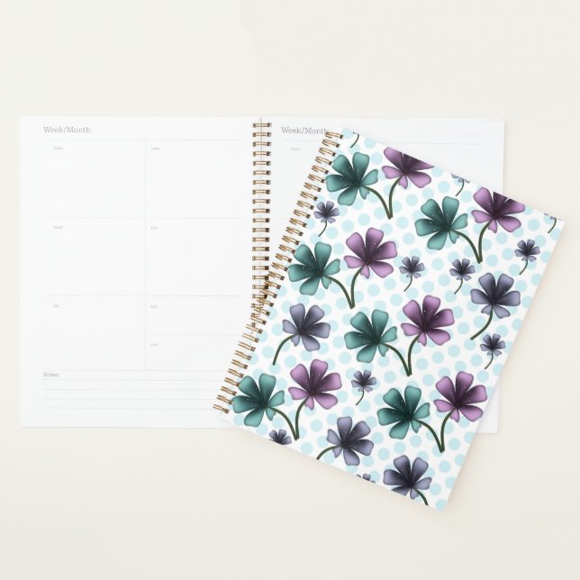 Custom floral pattern gift iPhone / iPad case Planner (Display)