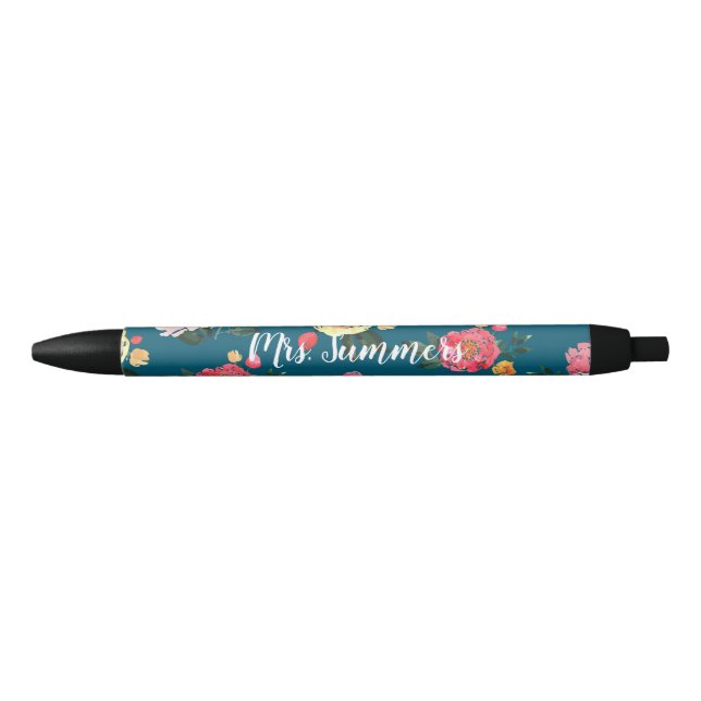 Custom Floral Pen (Front)