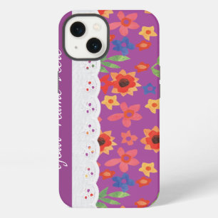 Custom Floral Print Magenta iPhone 6 Xtreme Case