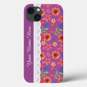 Custom Floral Print Magenta iPhone 6 Xtreme Case