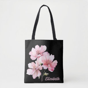 Custom Floral Tote Bag