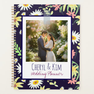 Custom Floral Wedding Planner   Personalized Photo