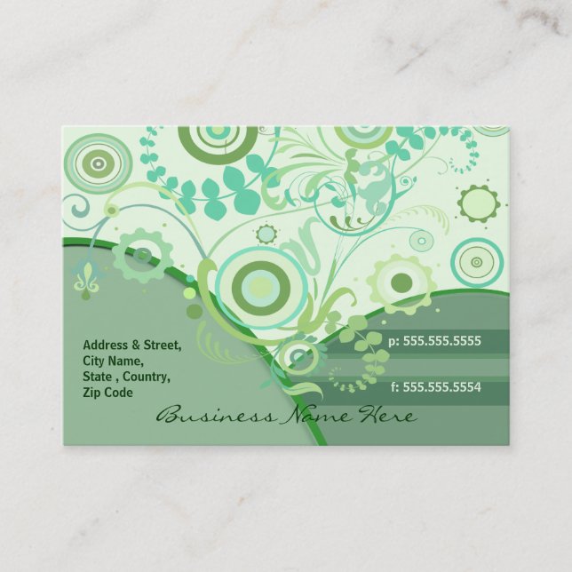 Custom Florist / Other Business Card (Front)