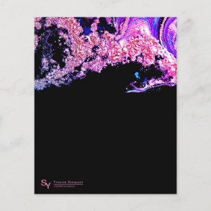Custom FLYER Pink Purple Black Modern Template 