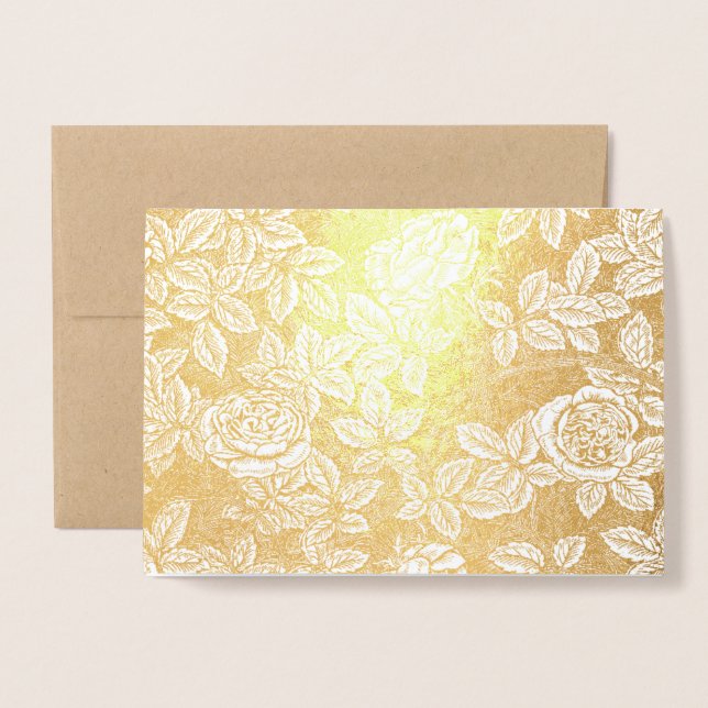 Custom  foil card (Front With Envelope)