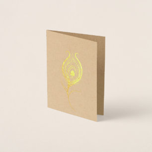 Custom foil card