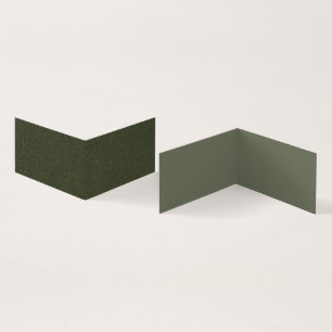 Custom Folded Card – Moss Green + Texture Duo