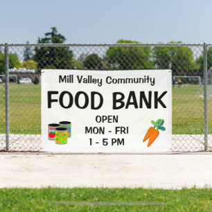 Custom Food Bank Banner