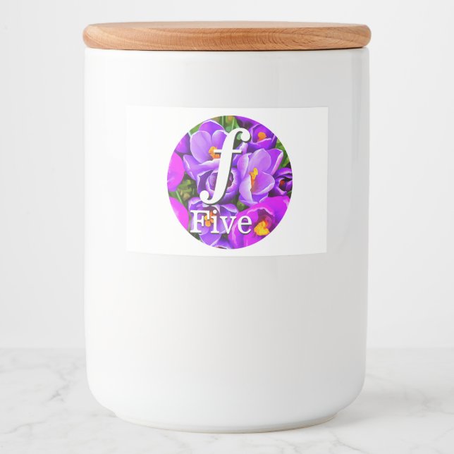 Custom Food Container Label (Front)