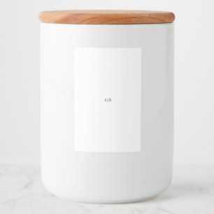 custom food label