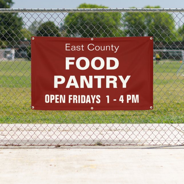 Custom Food Pantry Banner (Insitu)