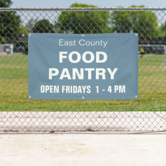 Custom Food Pantry Banner
